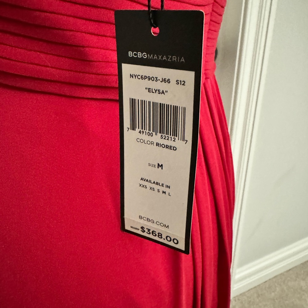 BCBG “Elysa” dress in red, size M. NWT - Picture 2 of 4